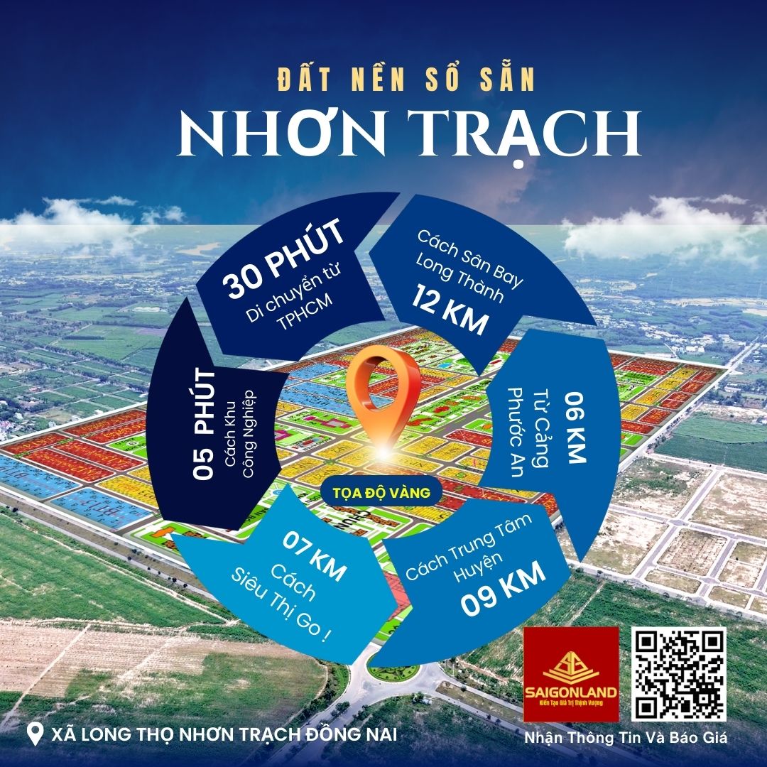 Cty Saigonland - Đầu tư đất nền  tại Nhơn Trạch với tài chính từ 2 đến 3 tỷ đồng - Ảnh 3